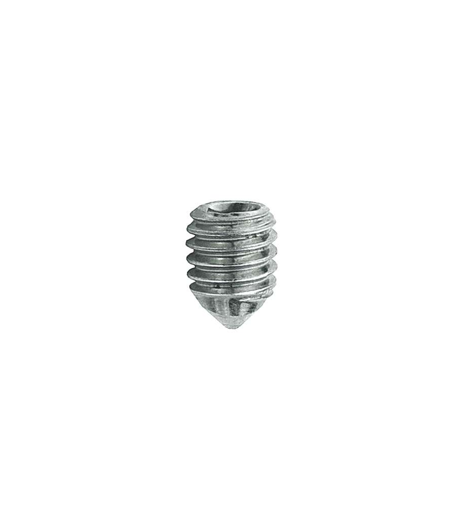 Grani per maniglie zincato bianco M5x10 mm