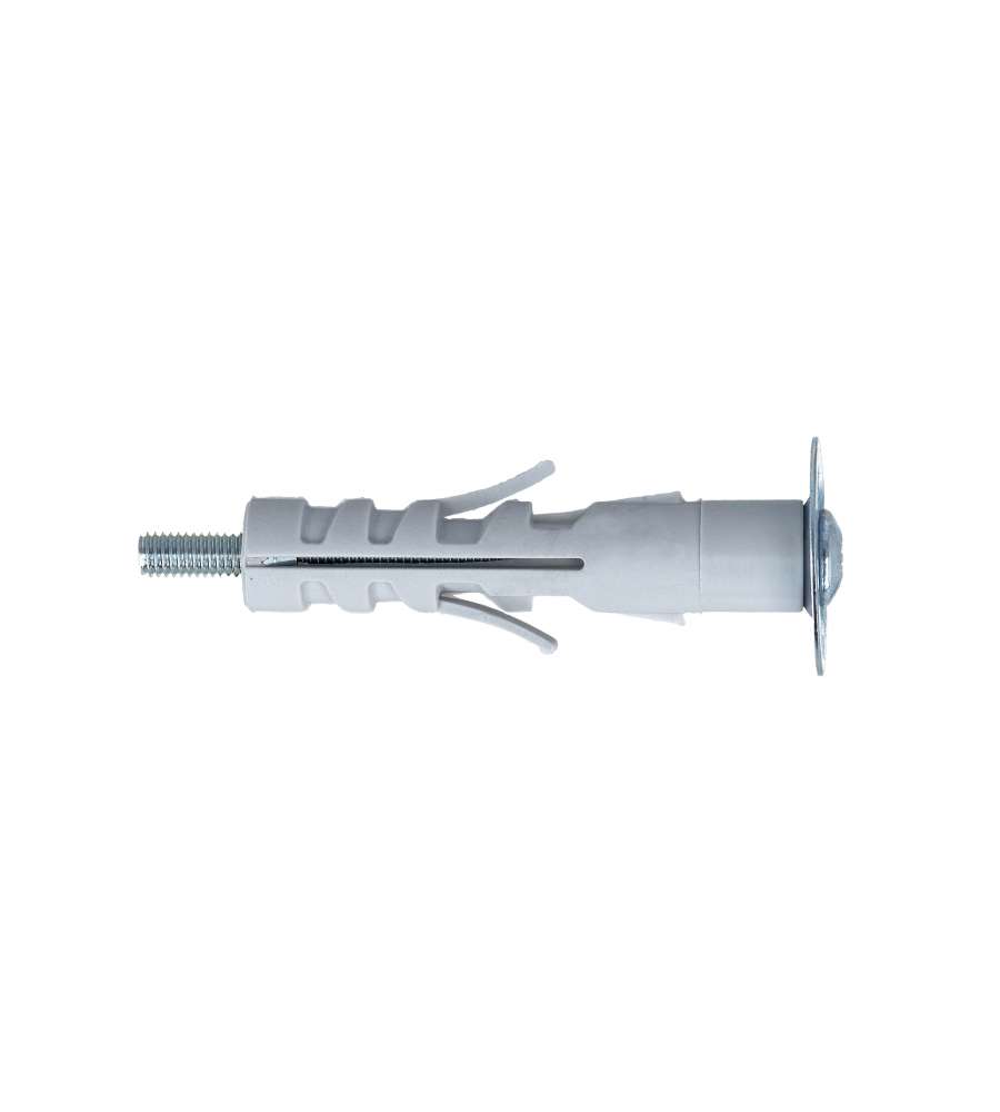 Tasselli in nylon Diam. 12 x 57 prolungati con vite e rondella 4 pz.