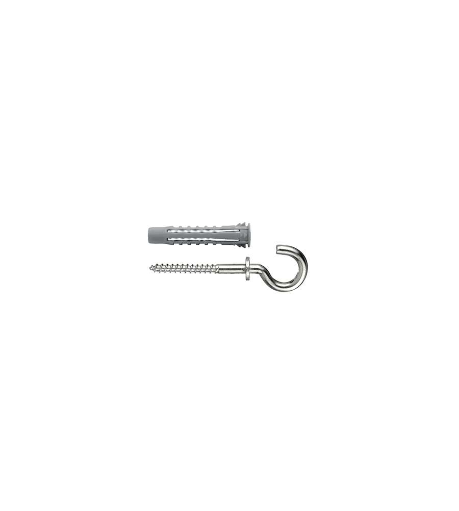 Tasselli universali a 4 settori Diam. 6 x 30 con occhiolo aperto 25 pz.
