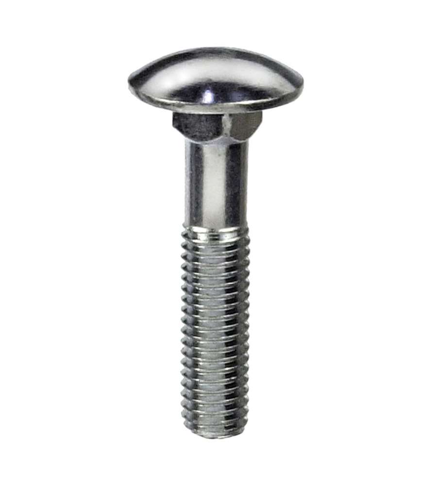 Viti metriche testa tonda quadro sottotesta Inox A2 6x40 4 pz