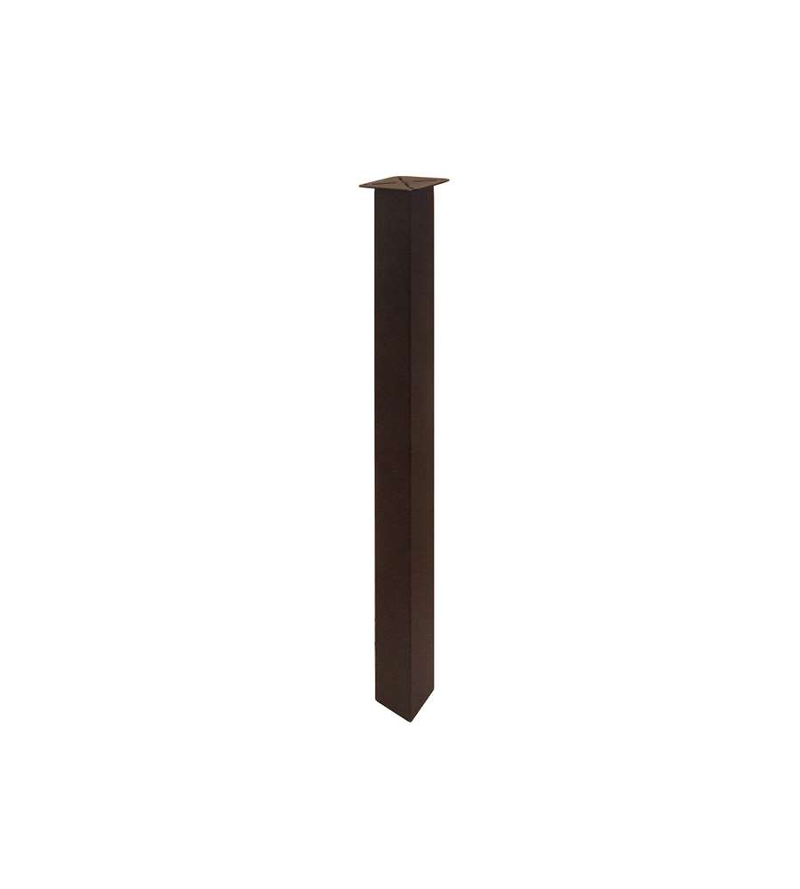 Gamba Quadra 50 x 50 - H. 710 mm. Nero