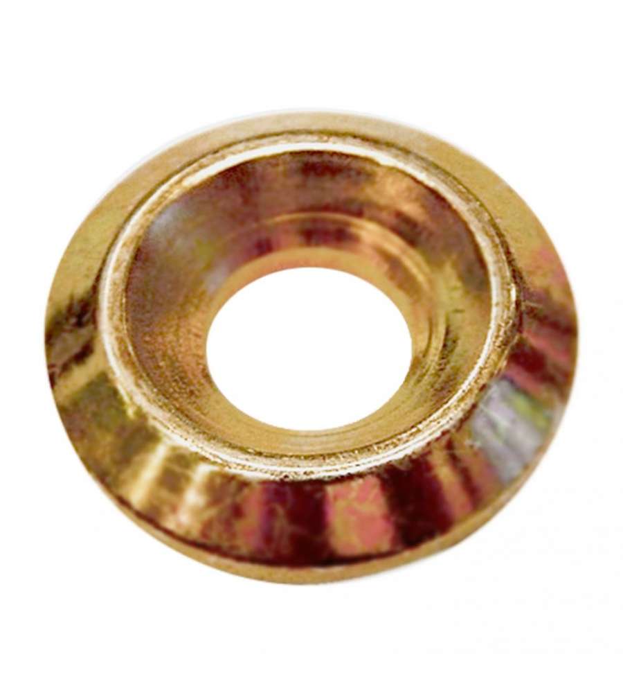 Rosetta conica vite legno diametro 6 mm, 30 pezzi