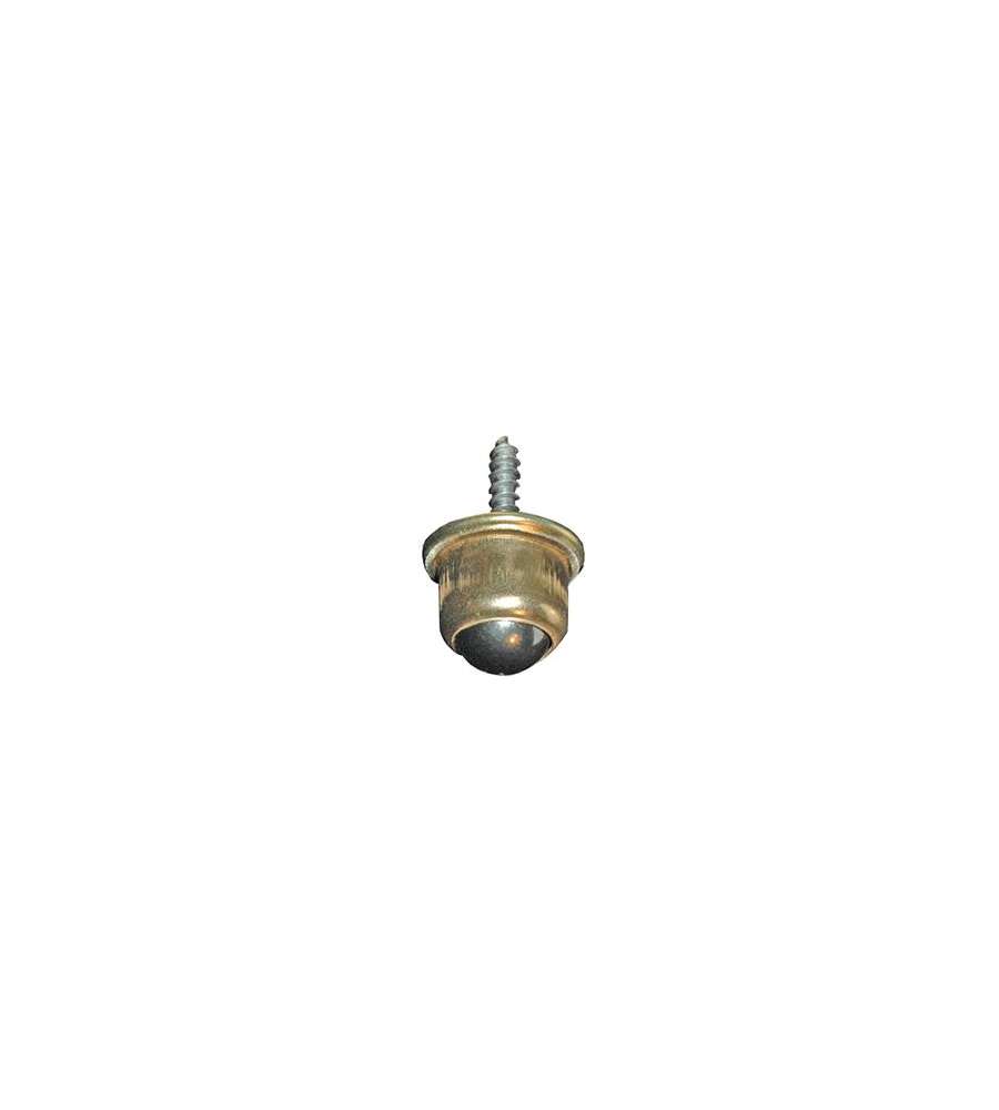 Rotella a sfera con attacco a vite legno diam 26 mm