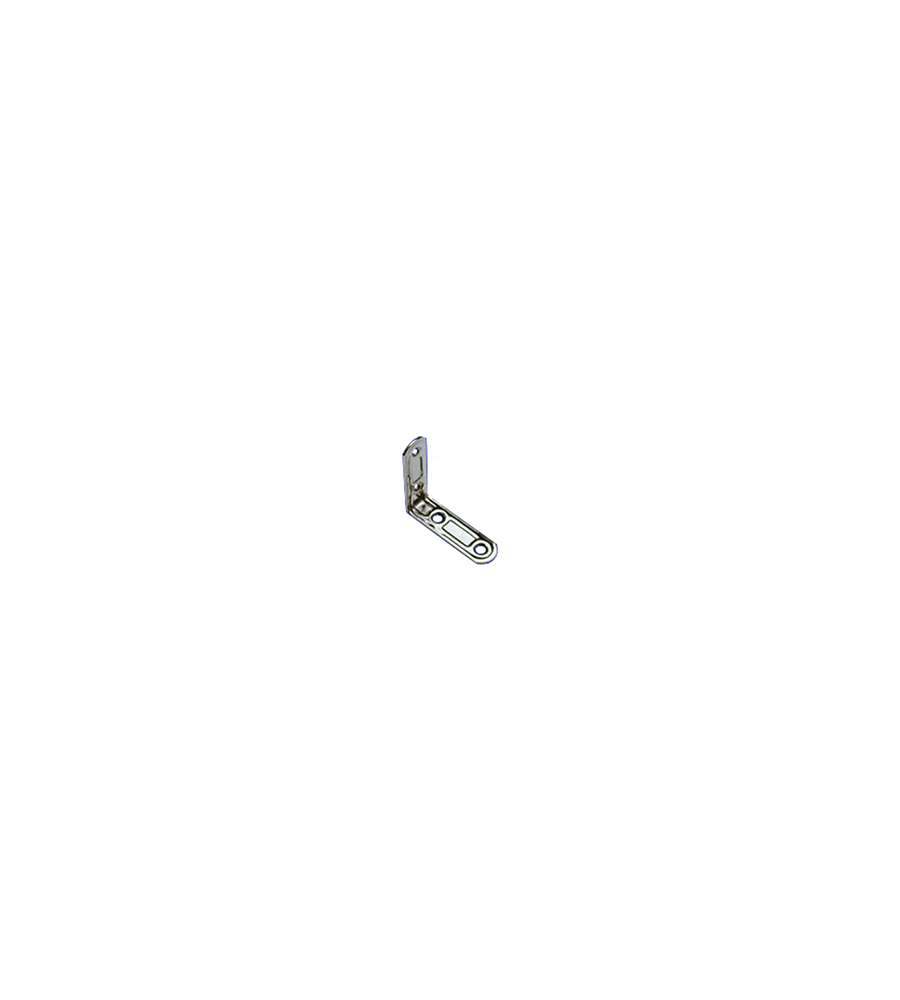 Lastrine ad angolo Inox 31 x 31 x 15 mm. - 2 pz.