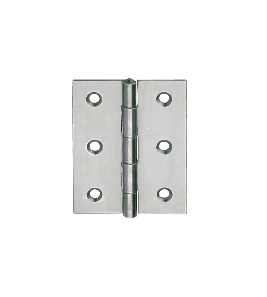 Cerniere piane Inox 60 x 46 mm. - 2 pz.