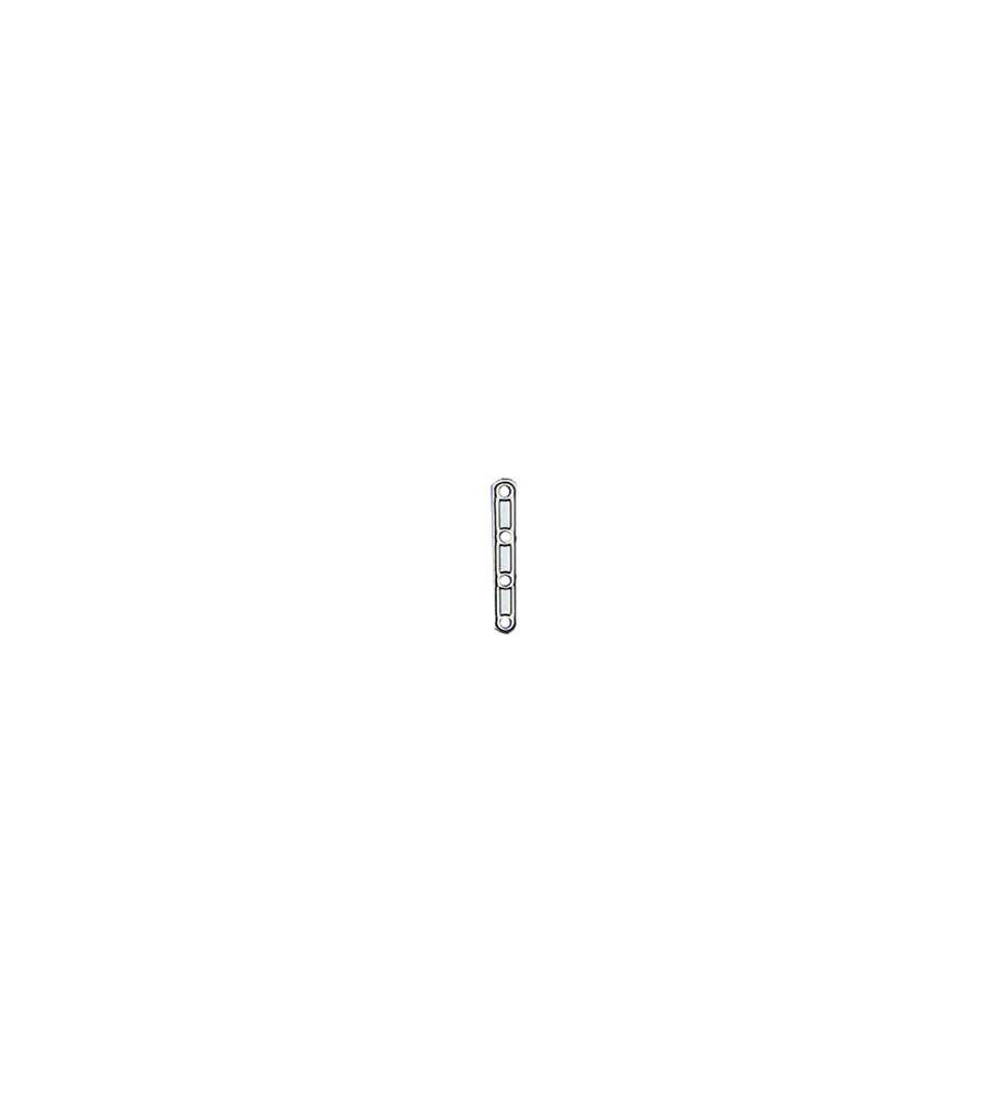 Lastrine diritte Inox 79 x 15 mm. - 4 pz.
