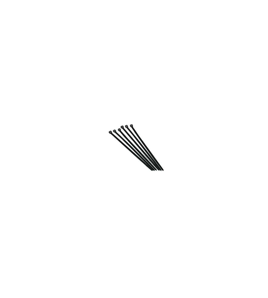 Fascette di cablaggio nere 4,8 x 290 - 100 pz.