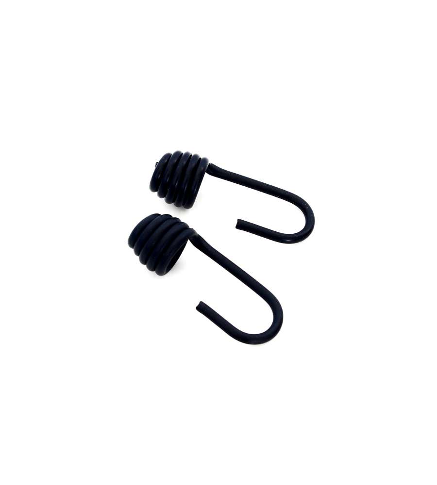 Ganci in metallo ricambio per elastici Diam. 8 mm. 2 pz.