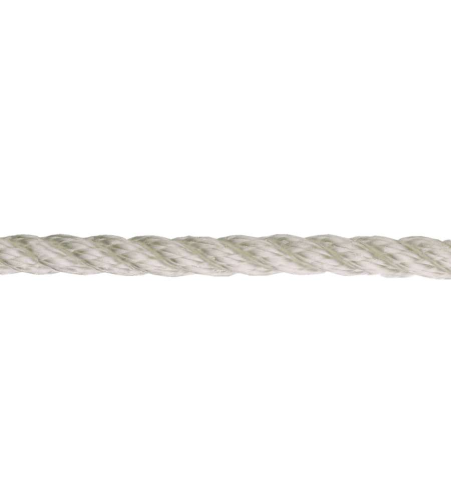 Corda in polipropilene per ormeggio  12 mm. Bianco