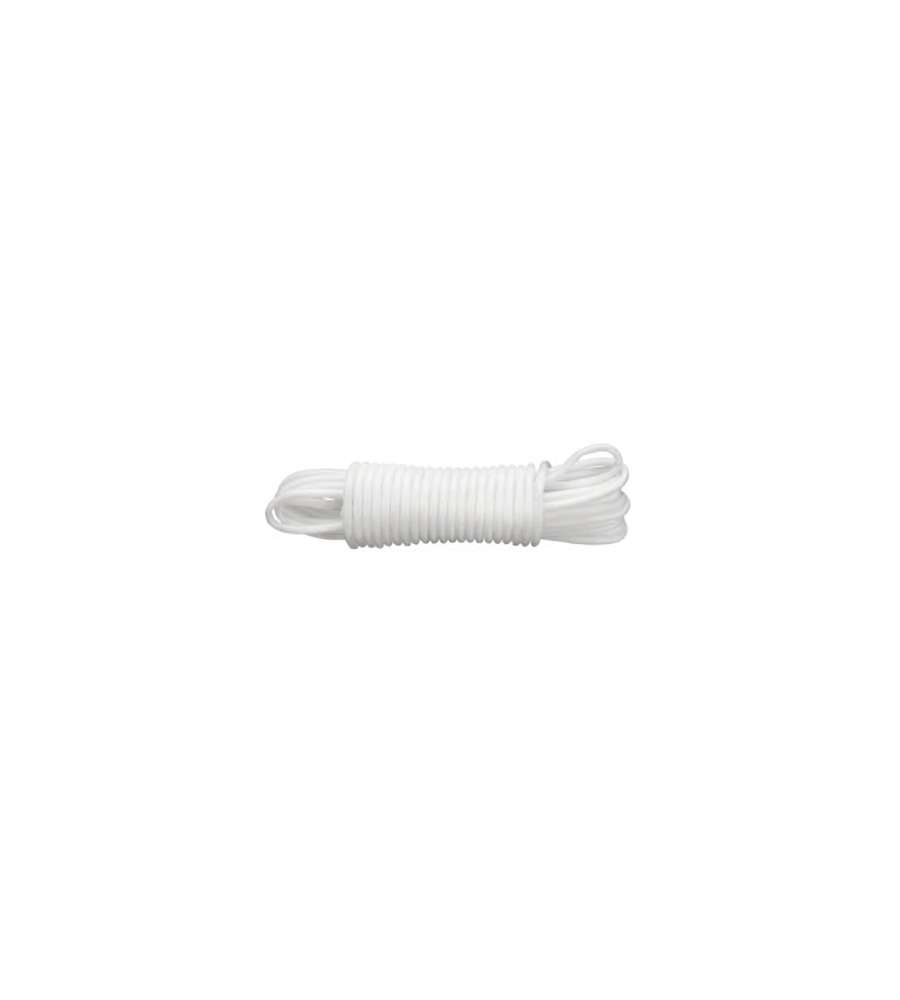 Cavo in plastica bianca Diam. 5 mm. per stendibiancheria 10 mt.
