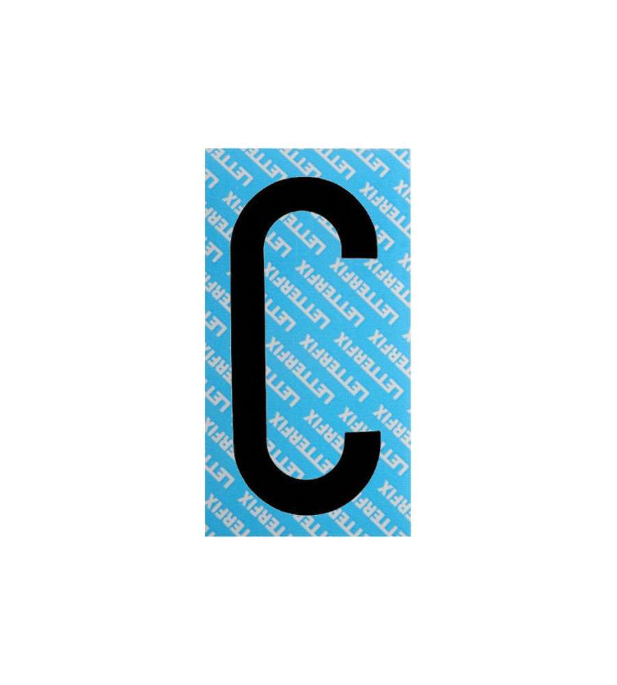 Lettera Adesiva Nera Serie T80 C Letterfix