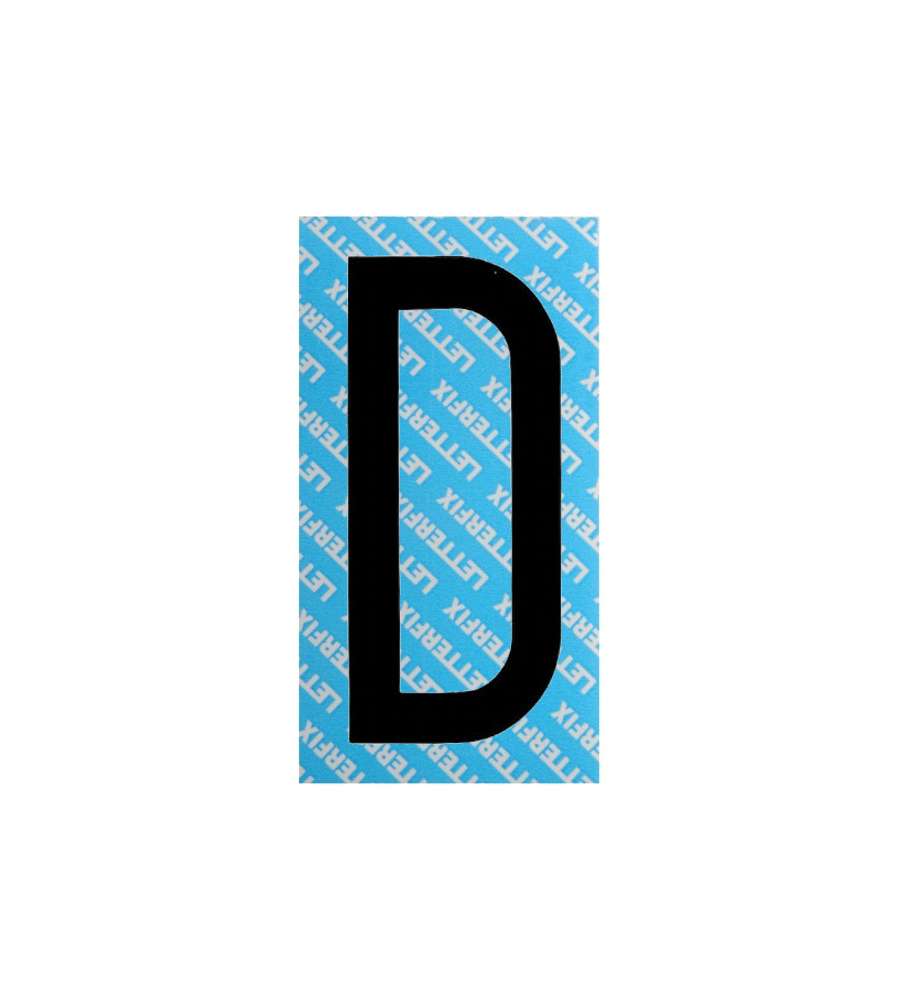 Lettera Adesiva Nera Serie T80 D Letterfix