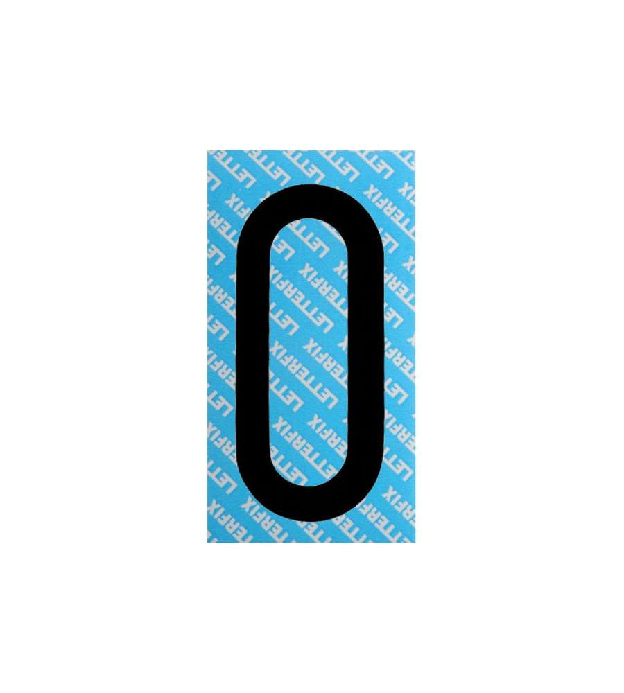 Numero Adesivo Nero Serie T80 0 Letterfix