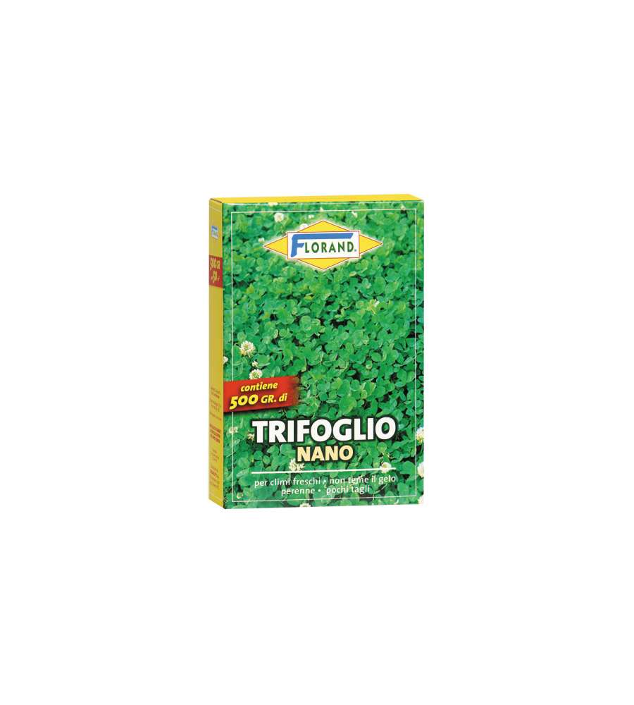 Florand Sementi Prato Trifoglio Nano - 500 g - Copre 50 mq