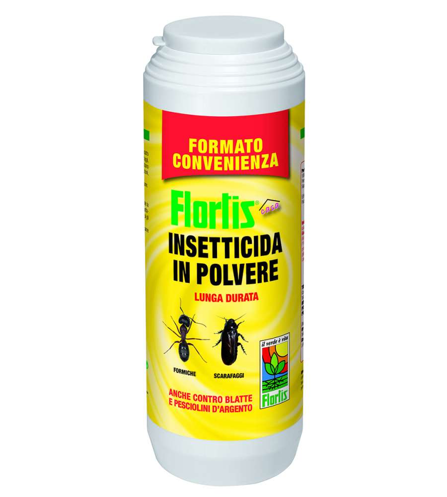 Flortis Insetticida in Polvere per Scarafaggi e Formiche - 1000 g