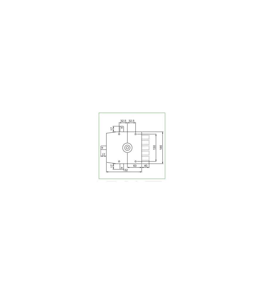 SERRATURA MOTTURA SERIE 30 63 MM QUINTUPLICE