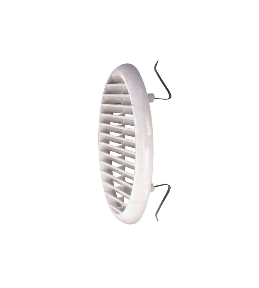 Griglia in Plastica 155 mm Tonda con Rete foro 80/125 mm a Molle