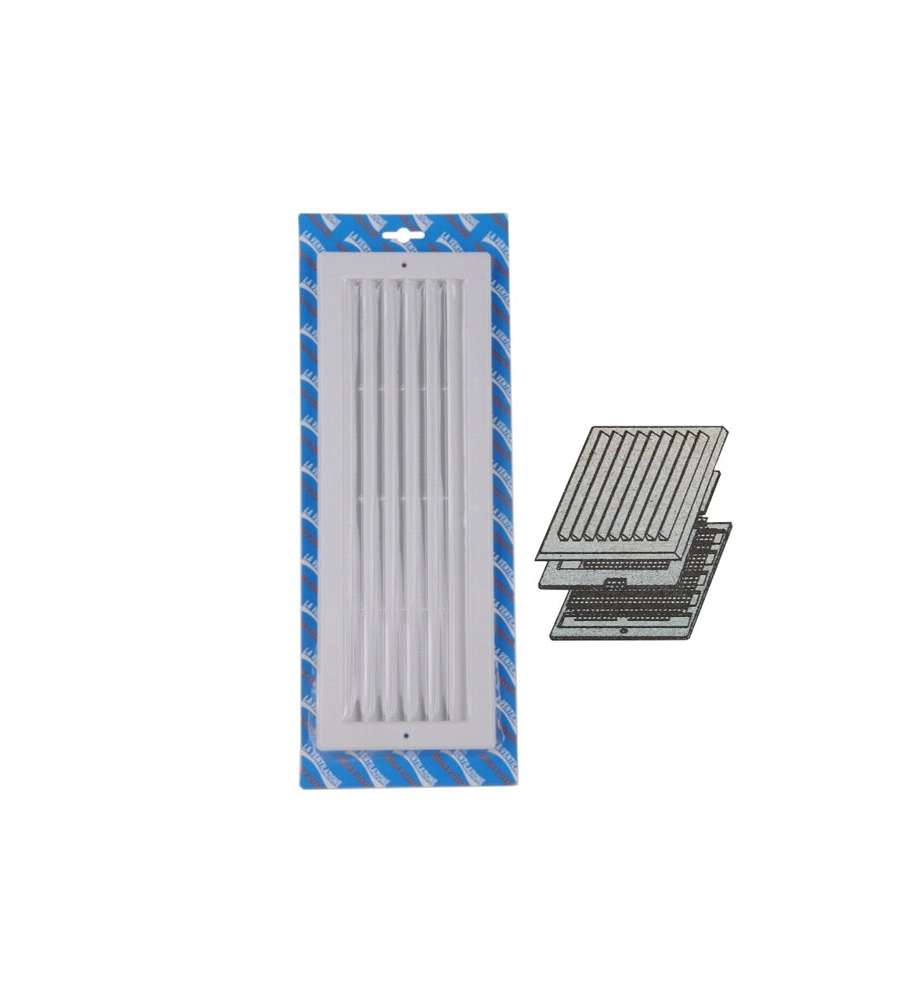 Griglia in Plastica 370X130   Rete Regolabile            Bl