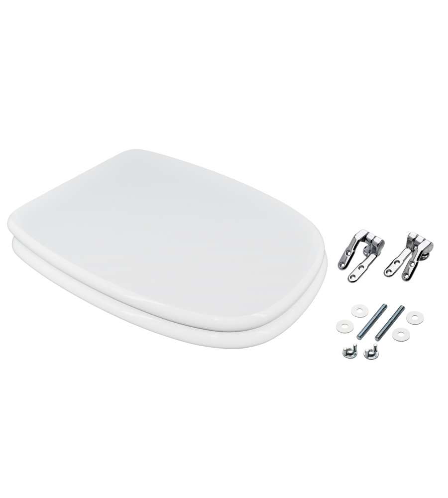 Sedile WC Square Bianco Lucido