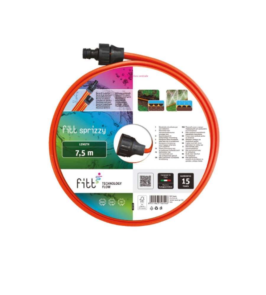 Fitt Tubo Irrigazione Forato Sprizzy M - 15m
