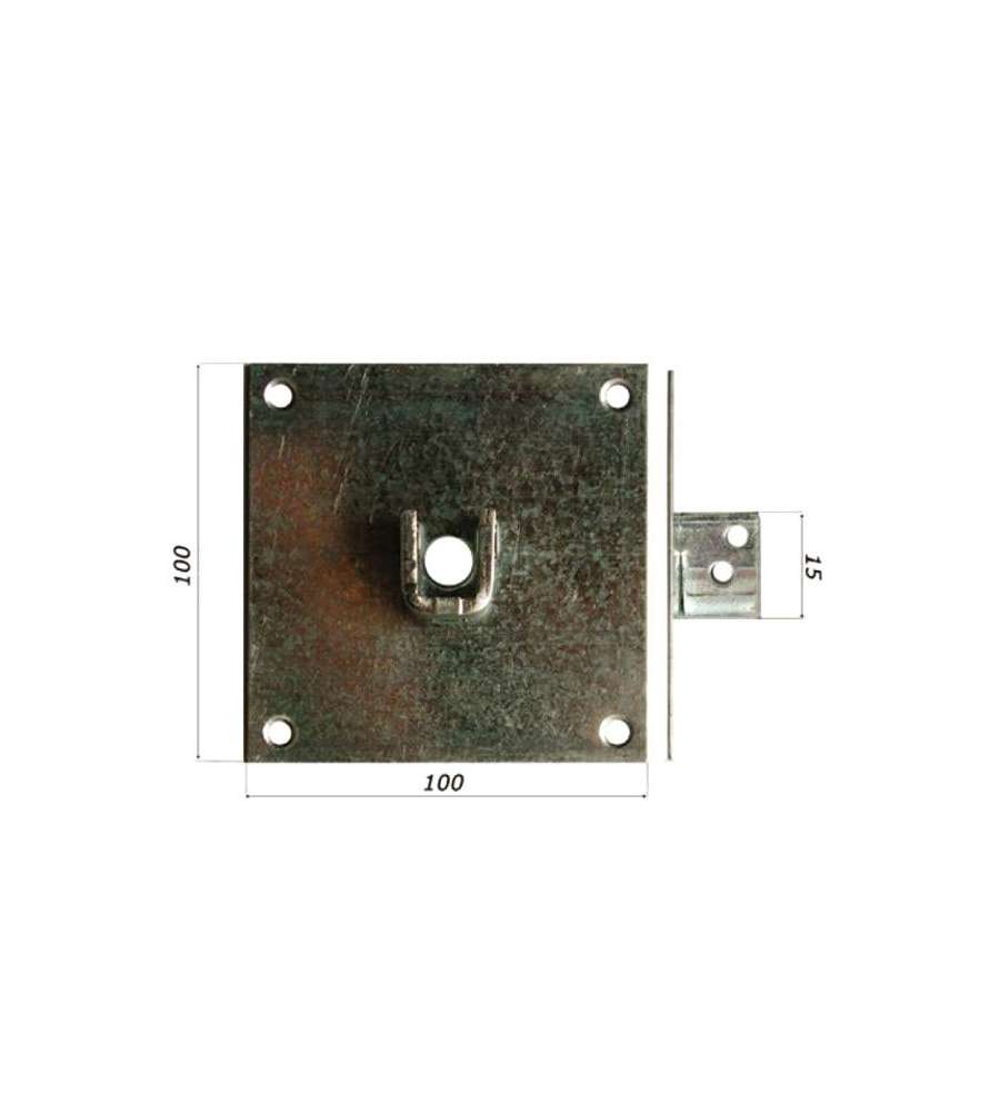 Piastra Molle Compensazione Mm 100X100