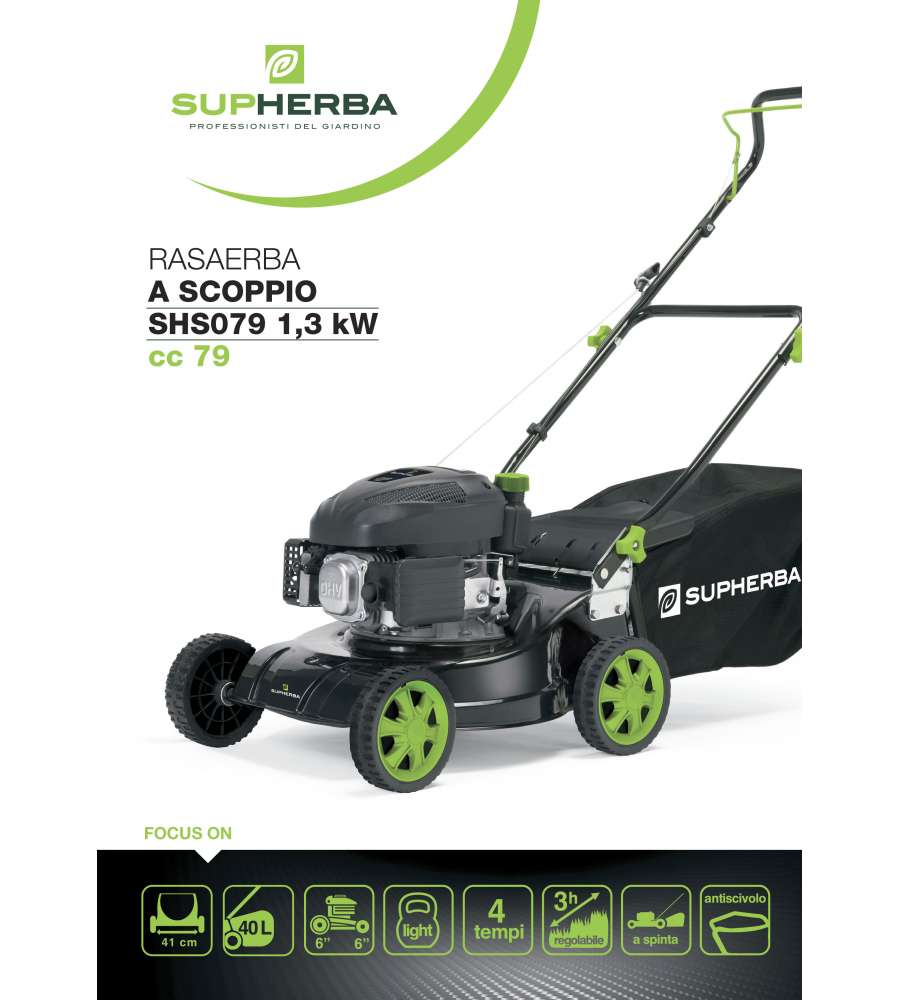Rasaerba A Scoppio Semovente 3,2 Kw - Supherba