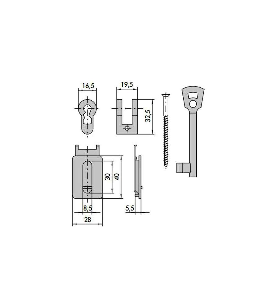 Adattatore Serr.Tagliafuoco Cif.3 07071-10-0 Cisa