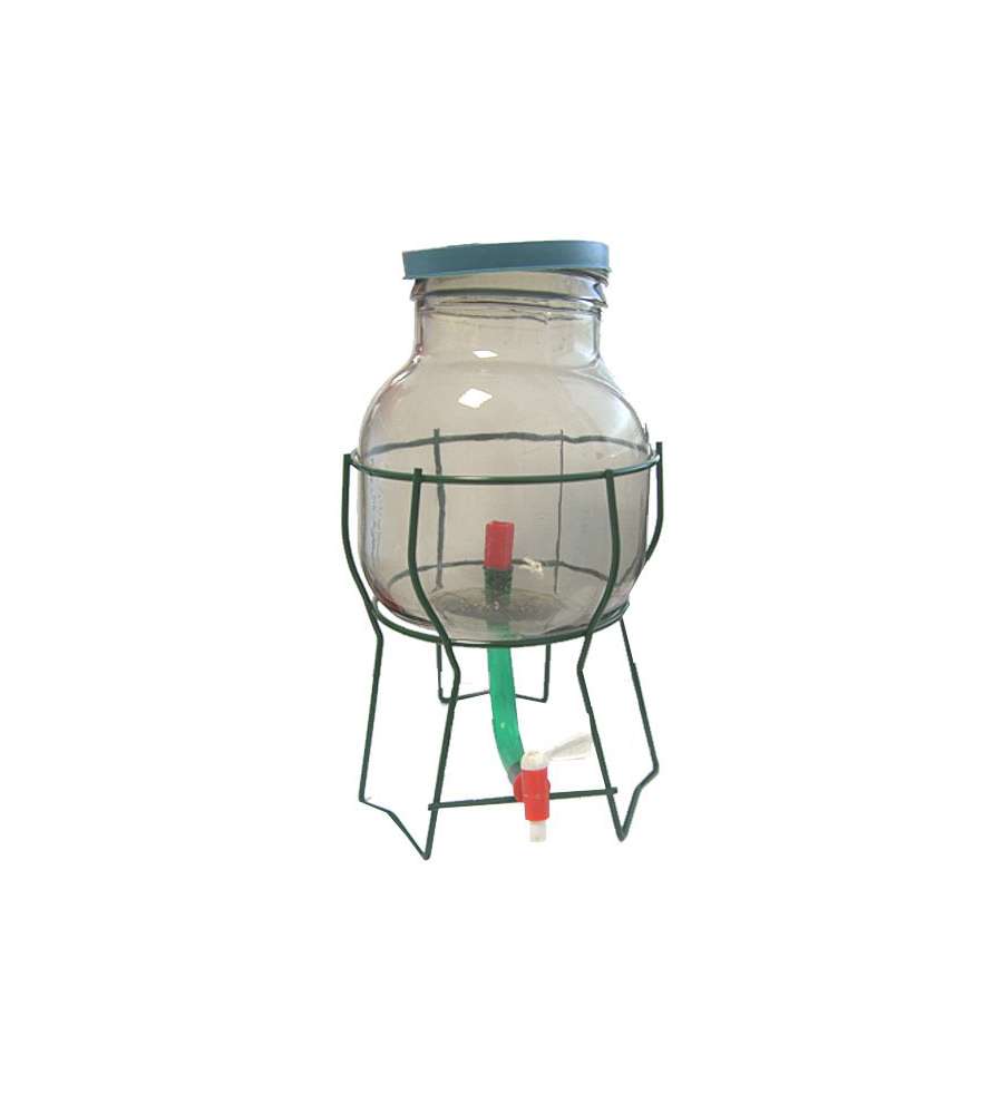 Acetiera in vetro trasparente 5 l