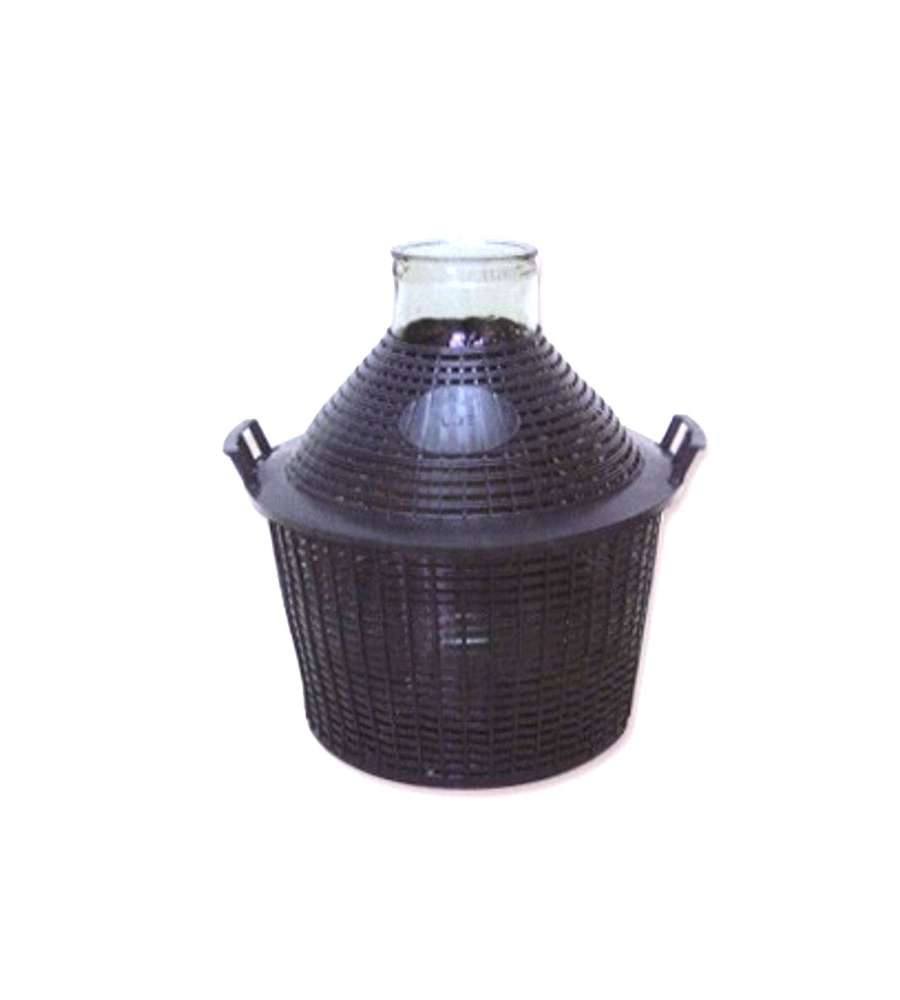 Damigiana Bocca Larga Rivestimento Plastica L  5