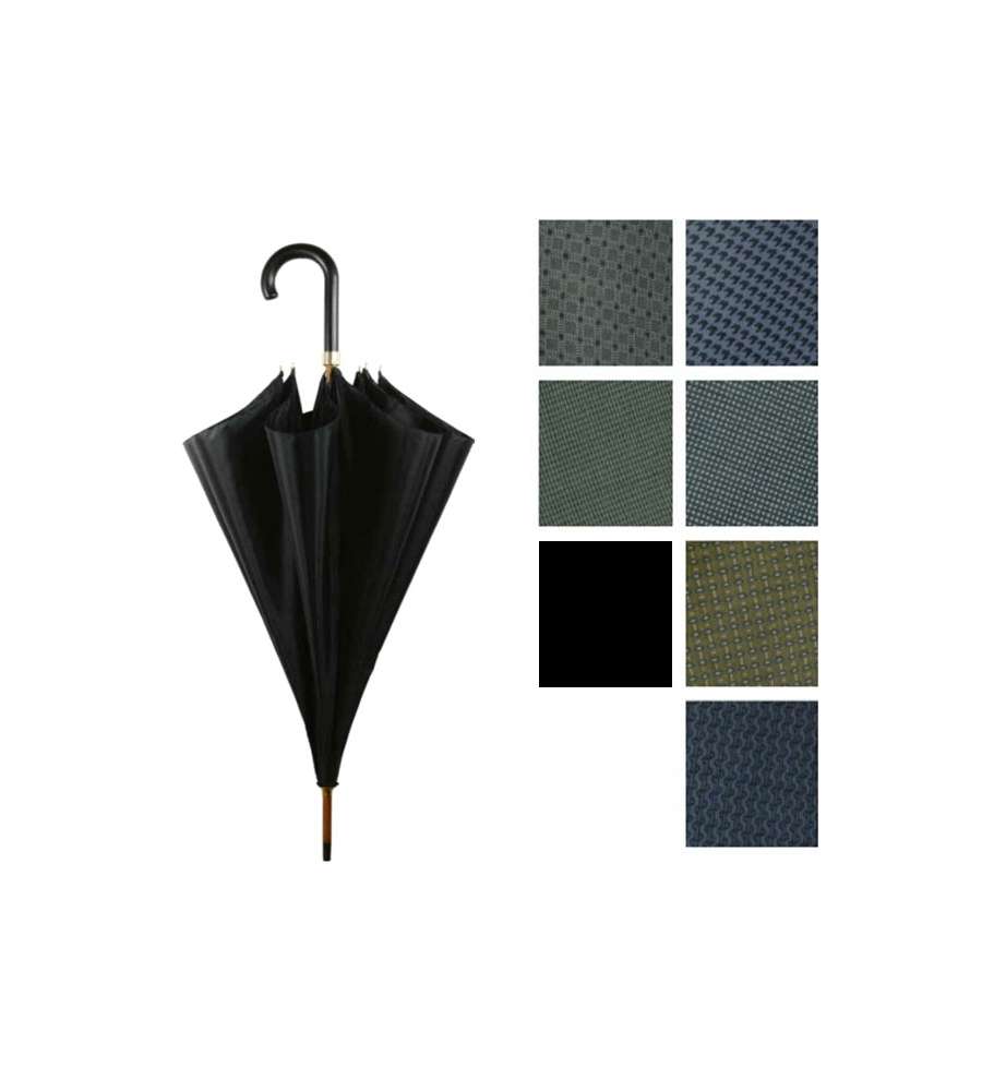 Blue Drop Ombrello Manuale Uomo 122 cm - Taslon Resistente - Blu Elegante