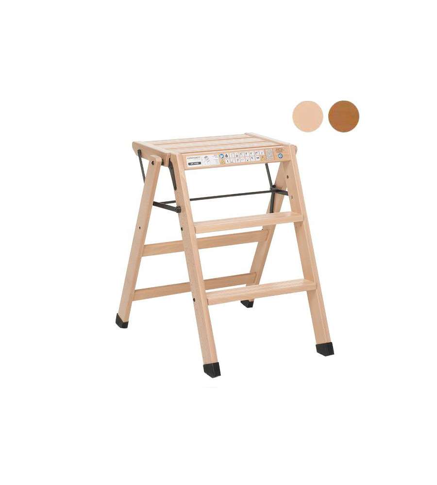 Sgabello Legno Tialzo Gr.3 Naturale  Foppapedretti