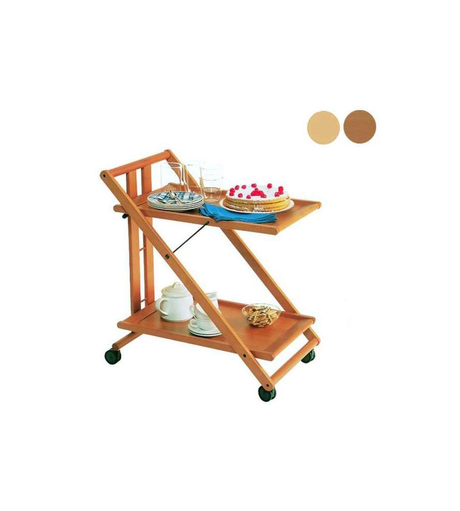 Foppapedretti Carrello Cucina Sprint - Legno Naturale - 69x45 cm