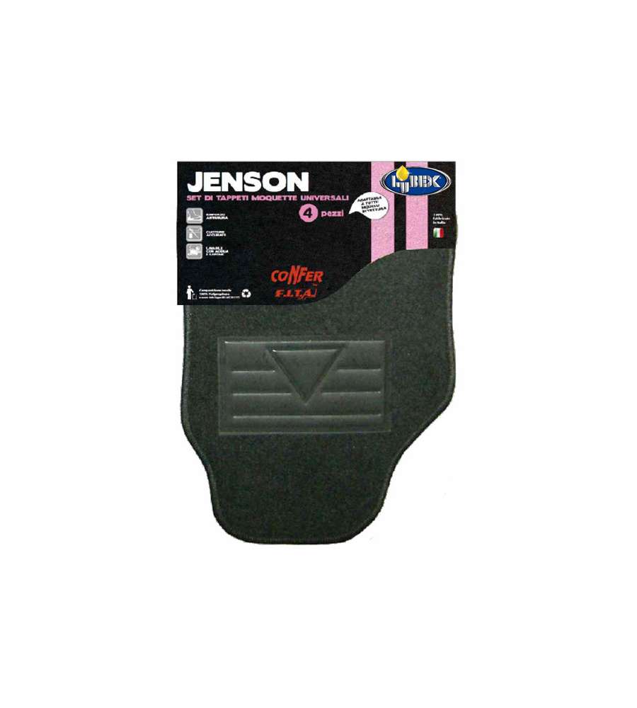 Tappettini auto Jenson set 4 pezzi