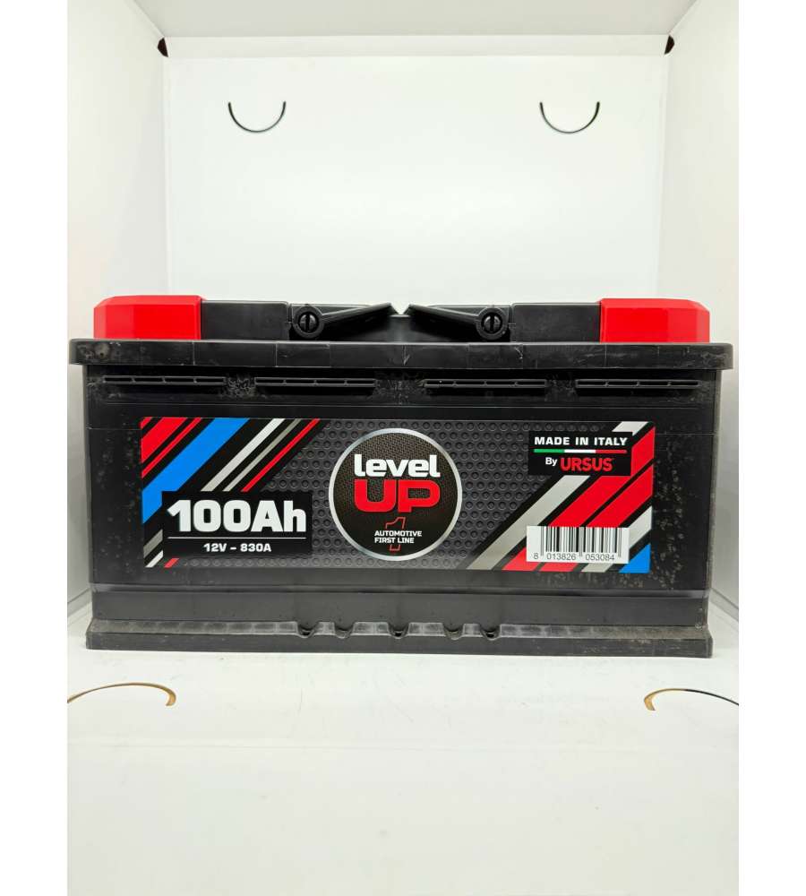 Level UP Batteria Auto 100Ah - Potente 830A - 12V Senza Manutenzione