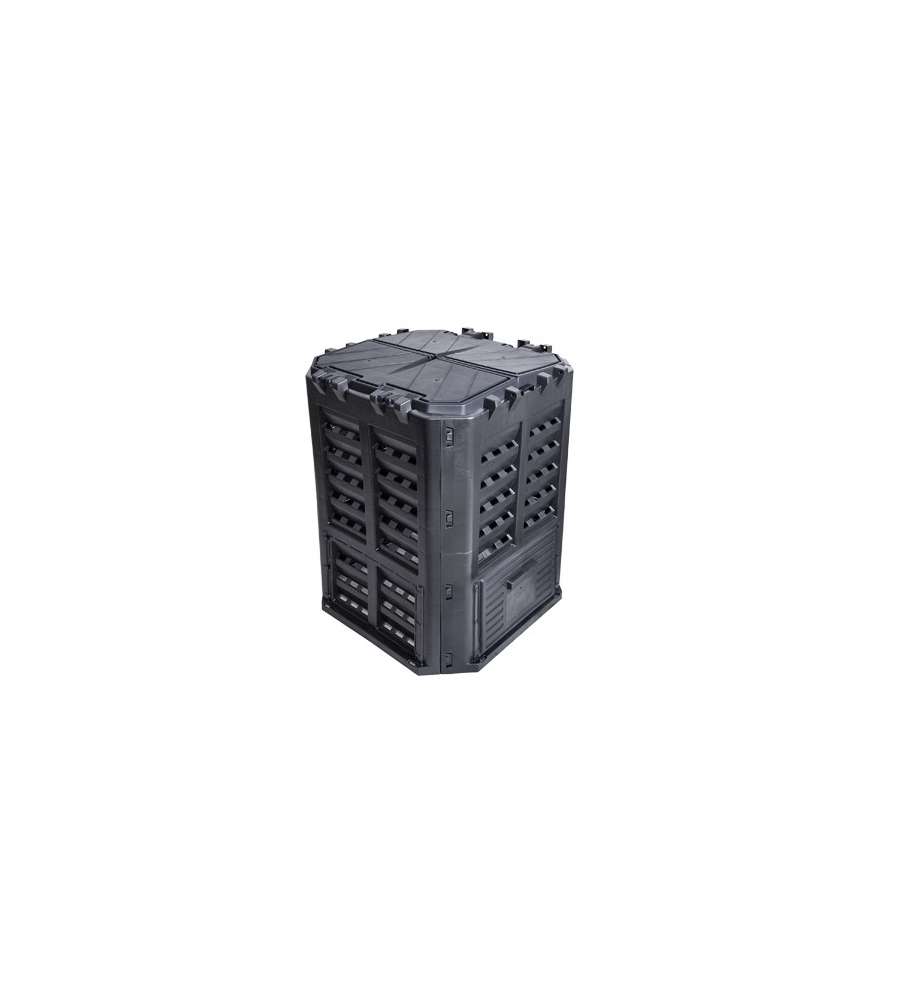 BRIXO Compostiera Kompobox - Nero - 360 Lt