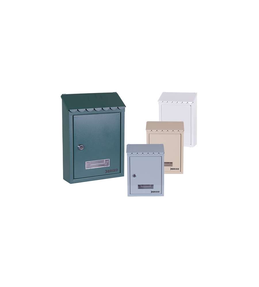 Cassette Postali Brixo Popular Bianco C/Tetto