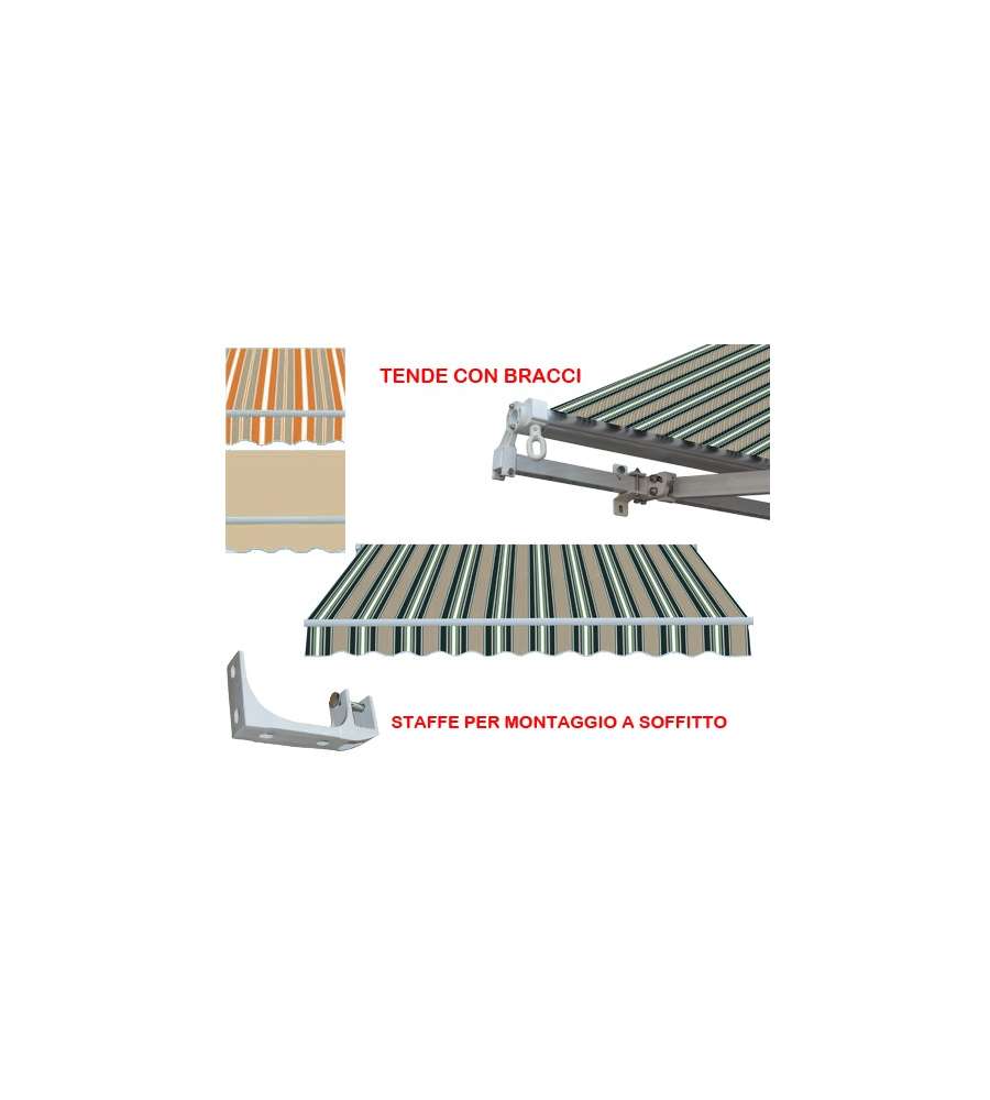 Tende da Sole a Bracci Estensibili - Beige - 250x200 cm