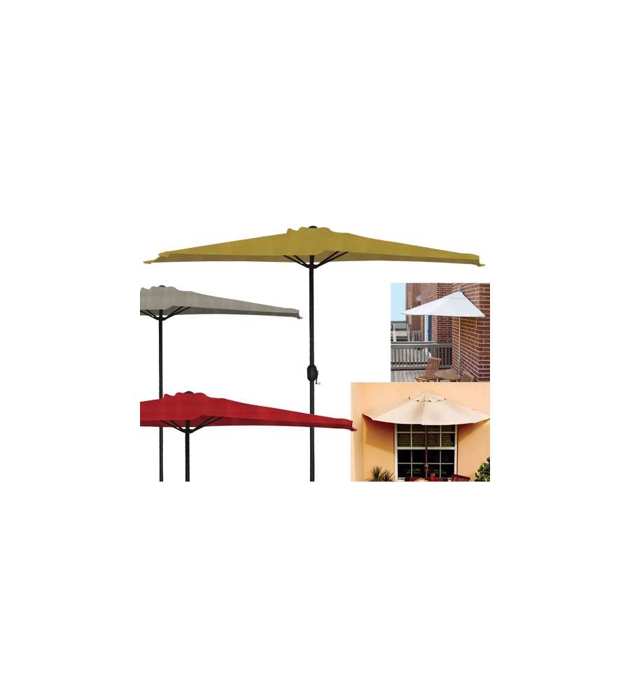 GDLC Ombrellone Mezzaluna - Ecru - 300x150 cm