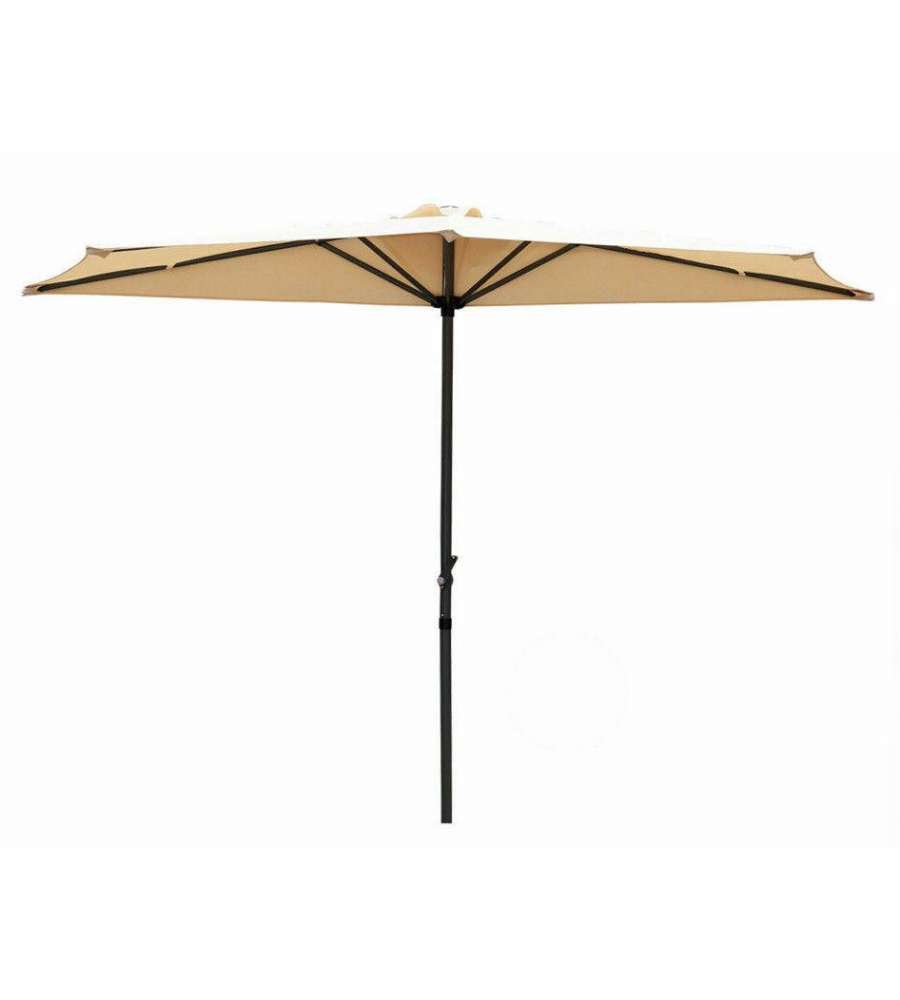 GDLC Ombrellone Mezzaluna - Ecru - 300x150 cm