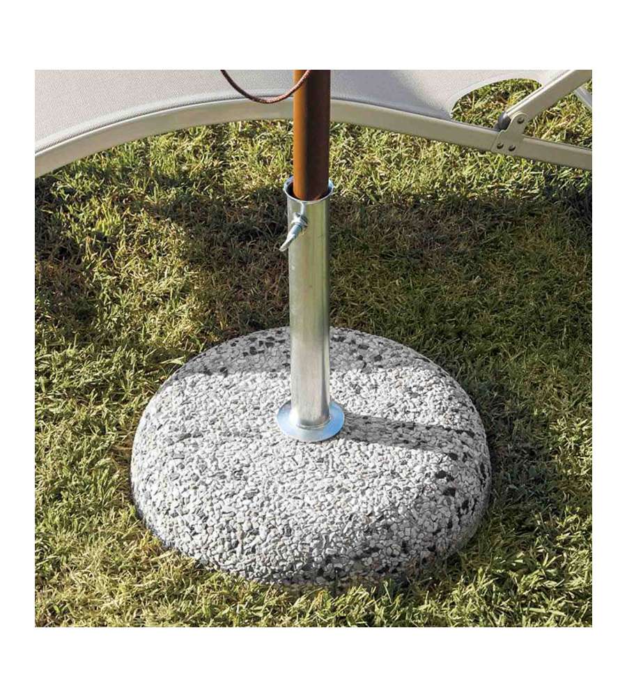 Base per Ombrelloni da Giardino in Ghiaia - 25 Kg