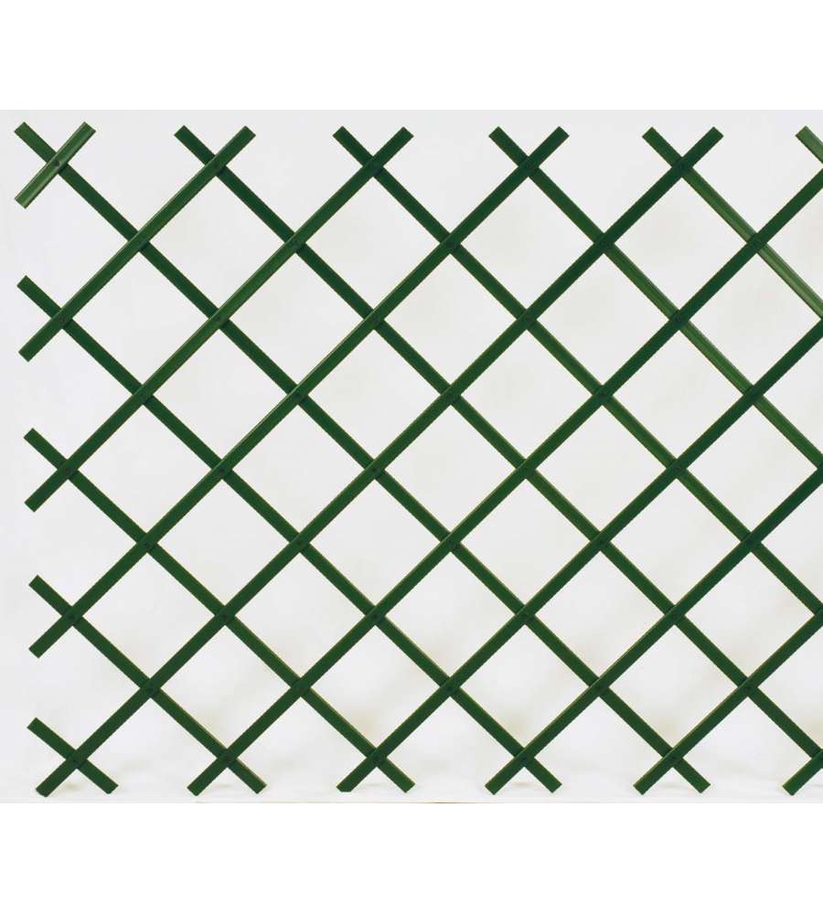 Verdemax Traliccio Estensibile PVC - Verde - 1x1 m