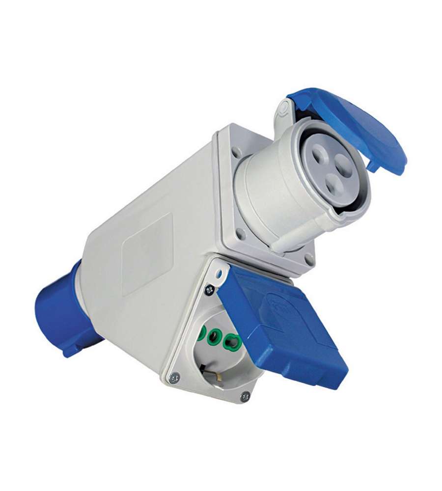 Fanton Adattatore Industriale - Blu - 16A CEE IP44