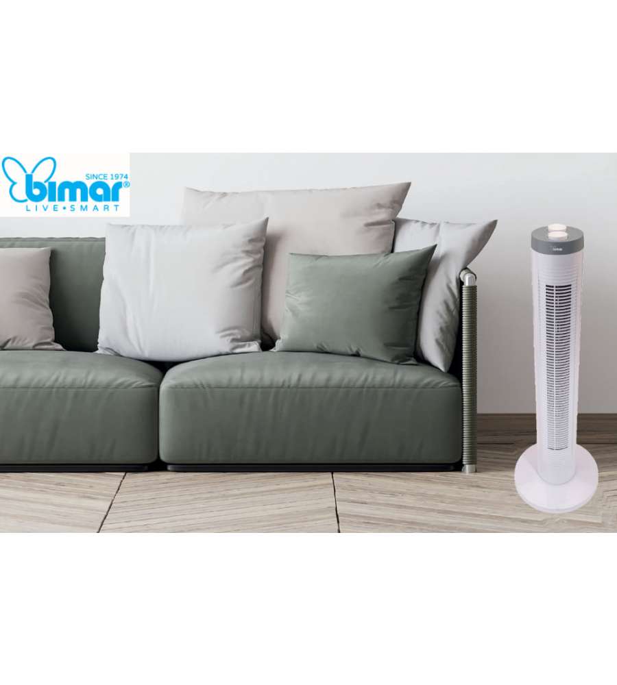 Bimar Ventilatore a Colonna - Bianco - 80 cm
