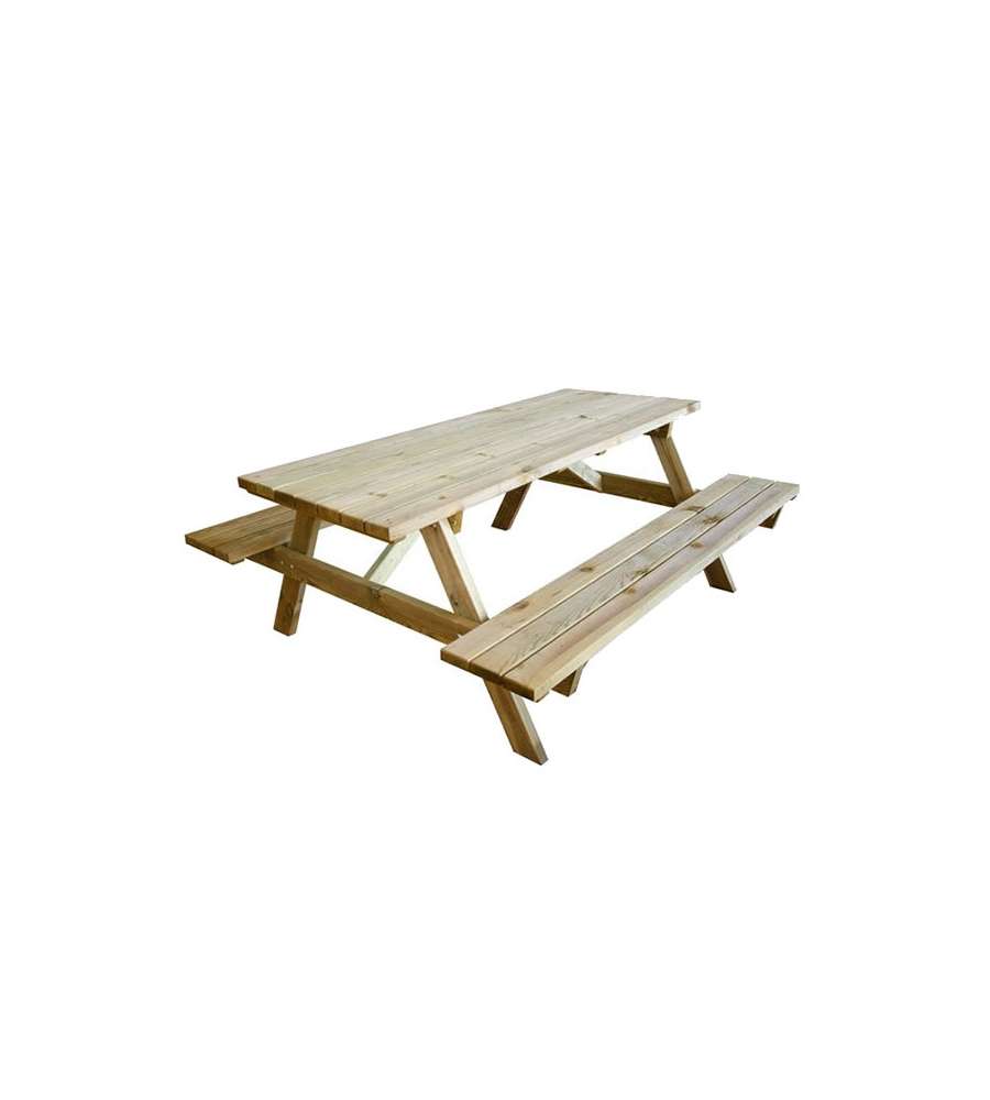 Tavolo Pic Nic legno impregnato 179x150xh68,3 cm