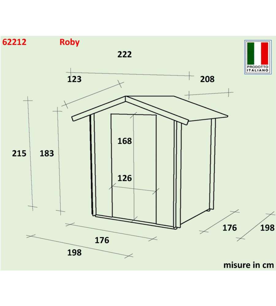 Casetta Bh19 Roby 198X198 Cm Pdf Pefc