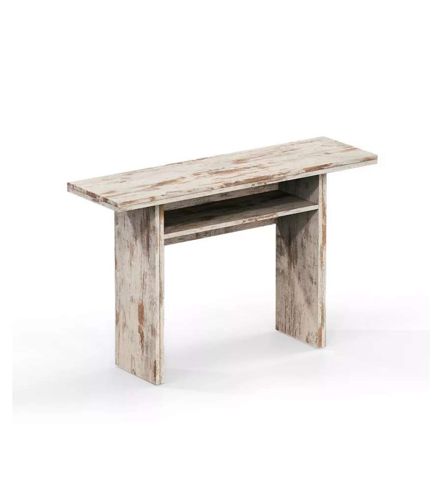 Terraneo Tavolo Consolle Estensibile Opl Vintage 120x35/70x75