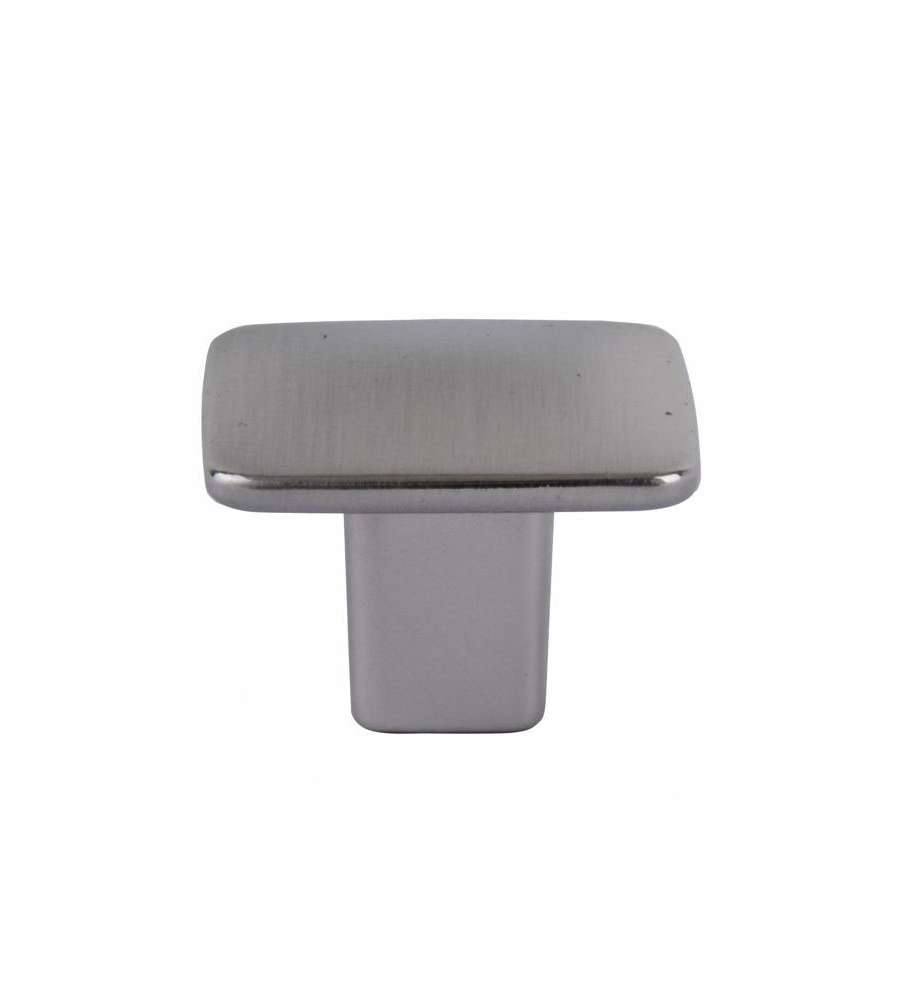 Pomolo Quadro Zama Nickel Satinato Mm 30X30