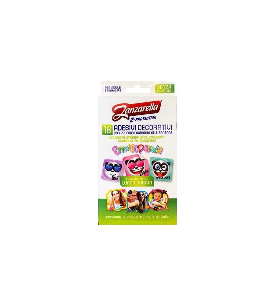 Adesivi antizanzara Zanzarella Stickers Teen 18 Pz