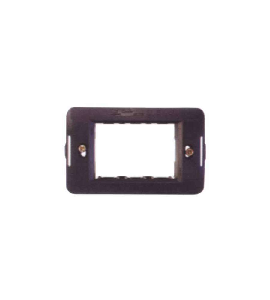 Supporto Coprinterruttori Millenium 3P Nero