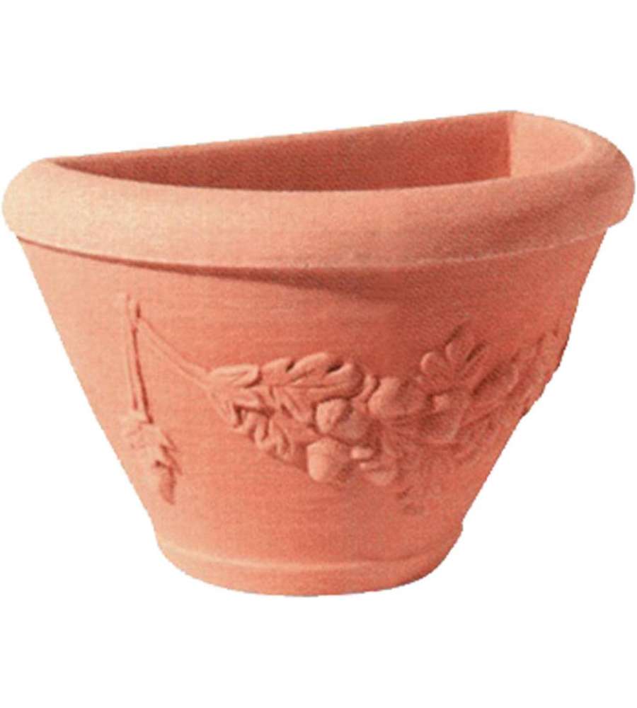 Vaso a parete con festone Salerno 31 x 18 cm
